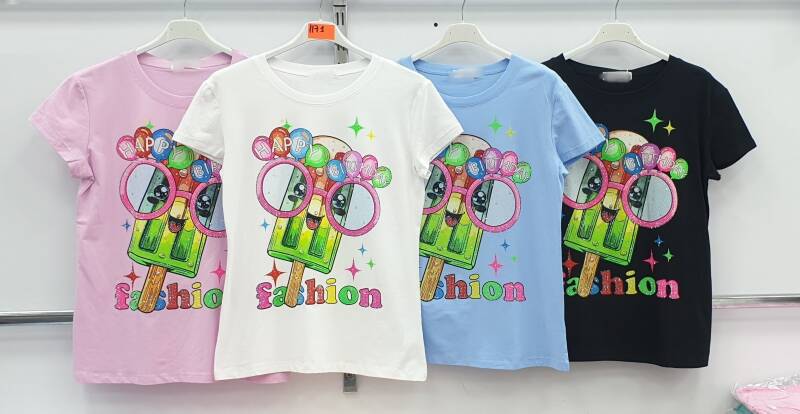 Bluzki damskie Roz M-2XL, Mix Kolor Paczka 12 szt